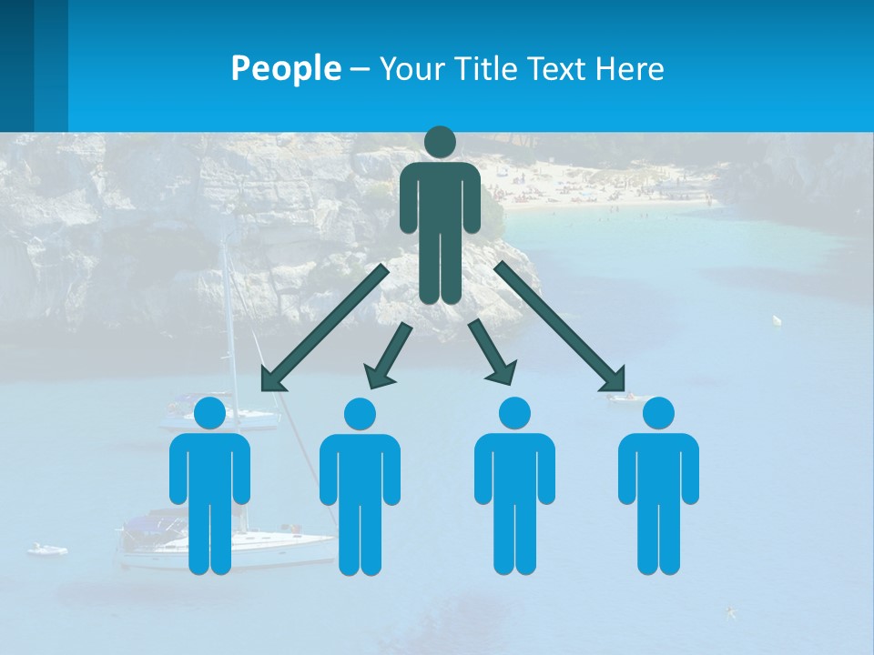 Macaralleta Landscape Blue PowerPoint Template