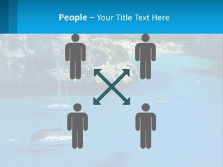 Macaralleta Landscape Blue PowerPoint Template