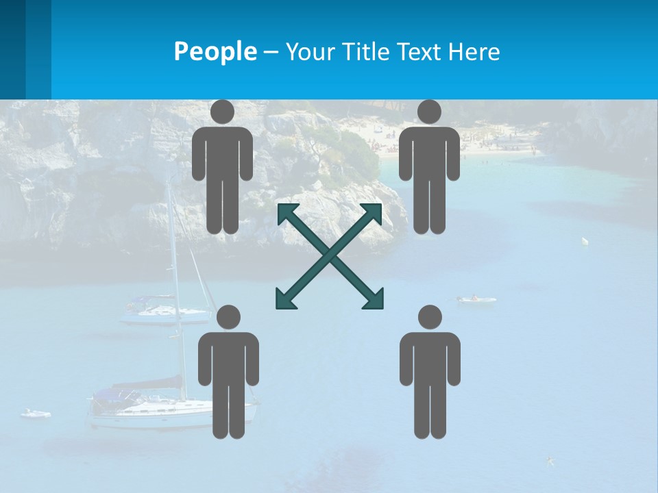 Macaralleta Landscape Blue PowerPoint Template