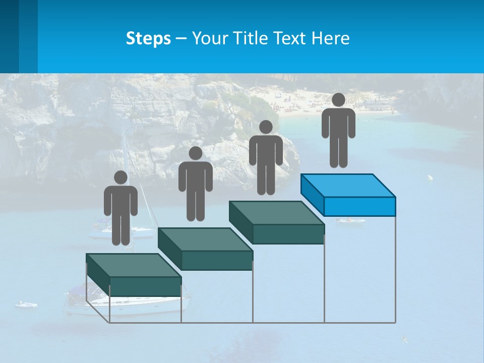 Macaralleta Landscape Blue PowerPoint Template