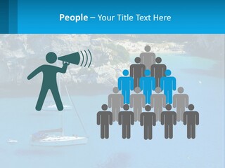 Macaralleta Landscape Blue PowerPoint Template