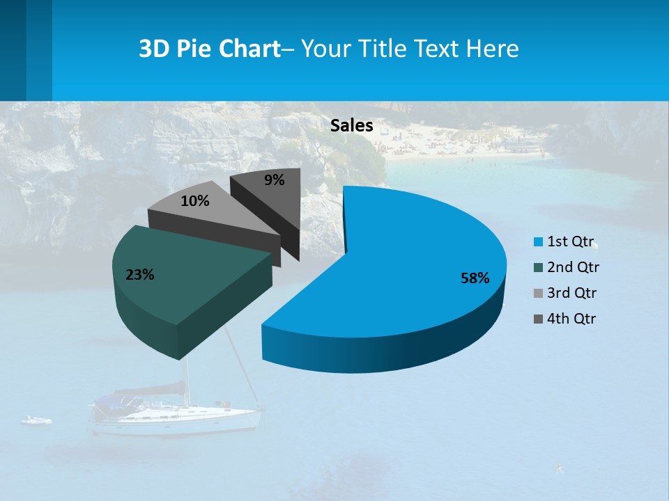 Macaralleta Landscape Blue PowerPoint Template