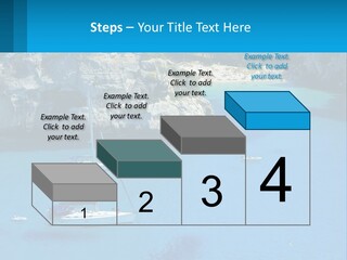 Macaralleta Landscape Blue PowerPoint Template