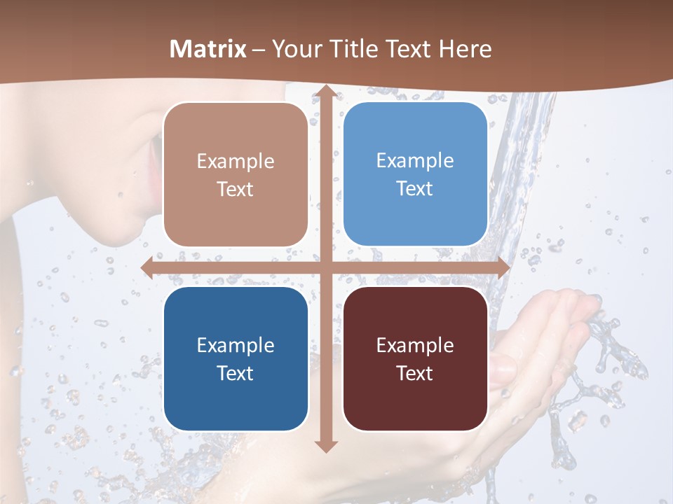 Health Caucasian Background PowerPoint Template