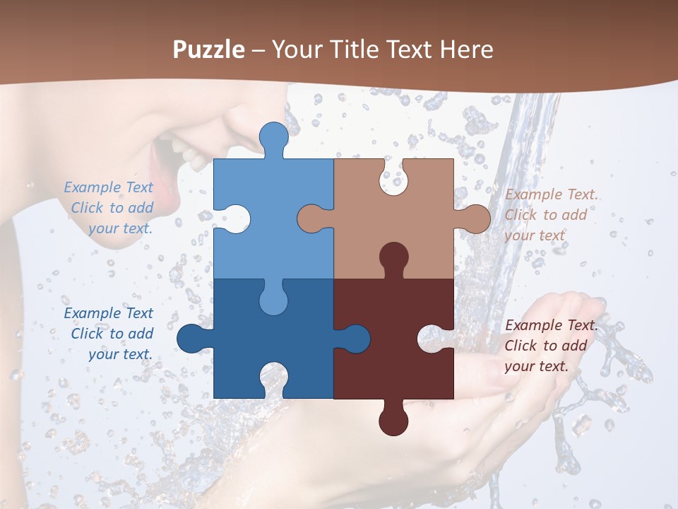 Health Caucasian Background PowerPoint Template