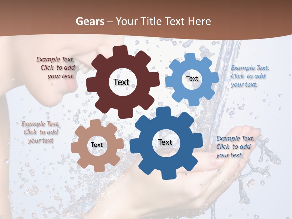 Health Caucasian Background PowerPoint Template