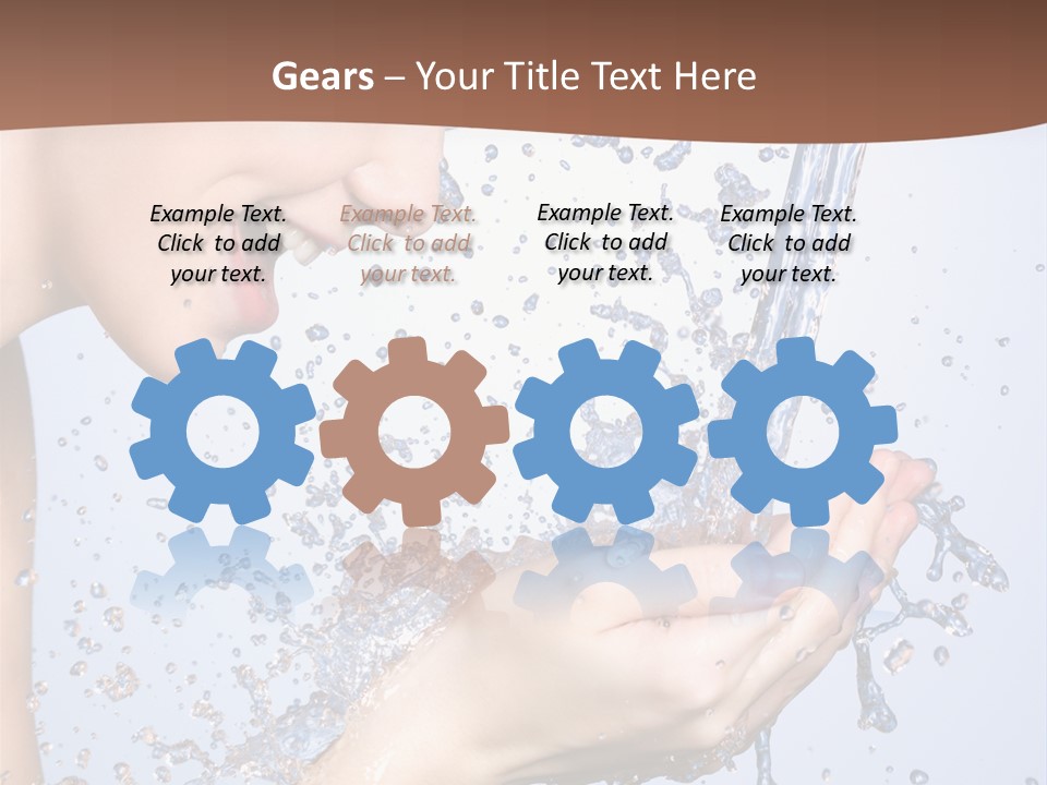 Health Caucasian Background PowerPoint Template