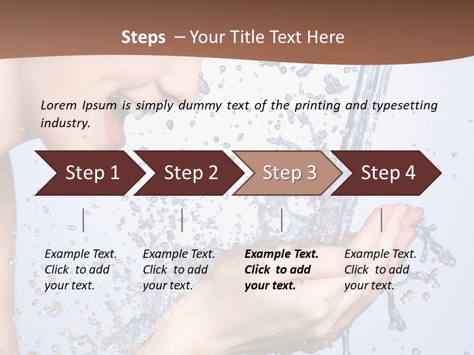 Health Caucasian Background PowerPoint Template