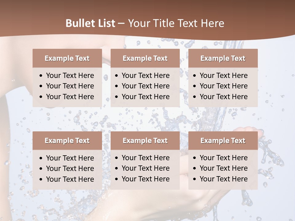 Health Caucasian Background PowerPoint Template