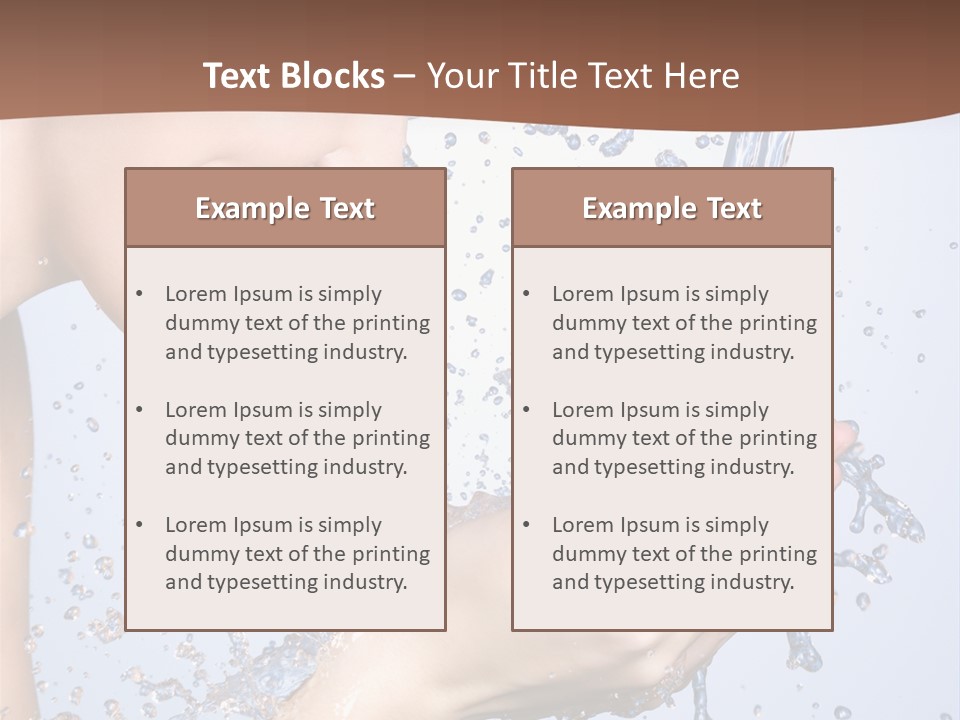 Health Caucasian Background PowerPoint Template
