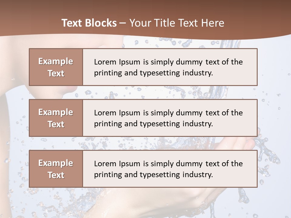 Health Caucasian Background PowerPoint Template