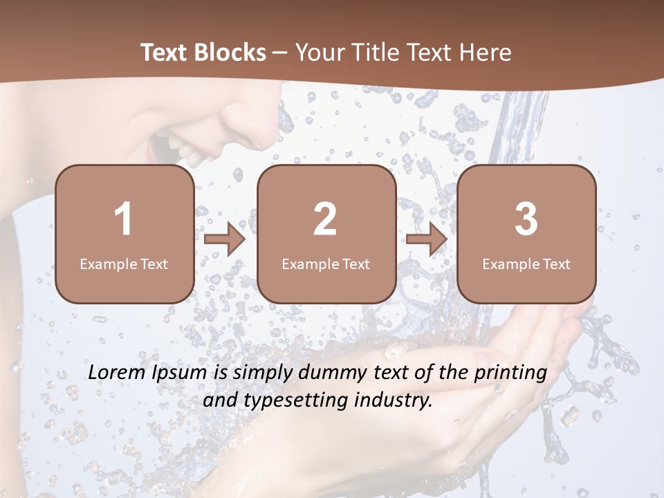 Health Caucasian Background PowerPoint Template