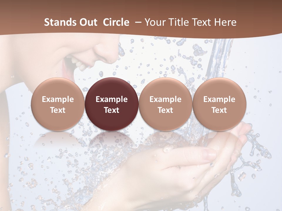 Health Caucasian Background PowerPoint Template