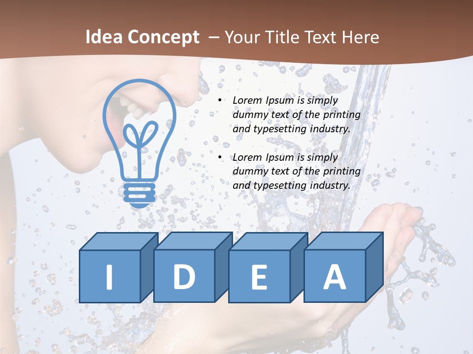 Health Caucasian Background PowerPoint Template