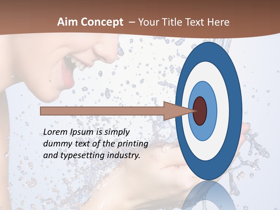 Health Caucasian Background PowerPoint Template