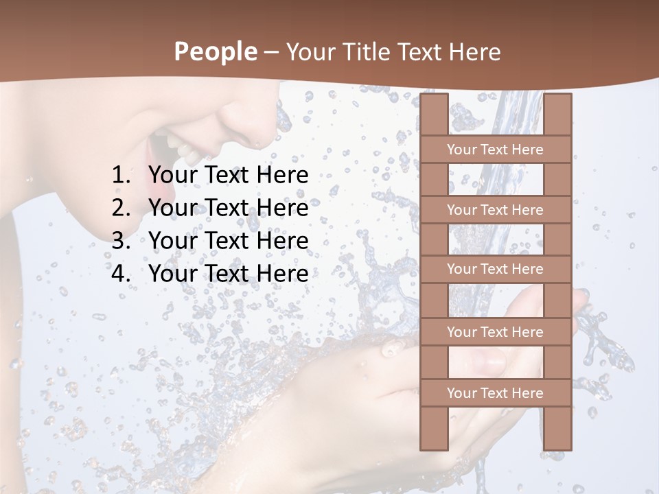 Health Caucasian Background PowerPoint Template