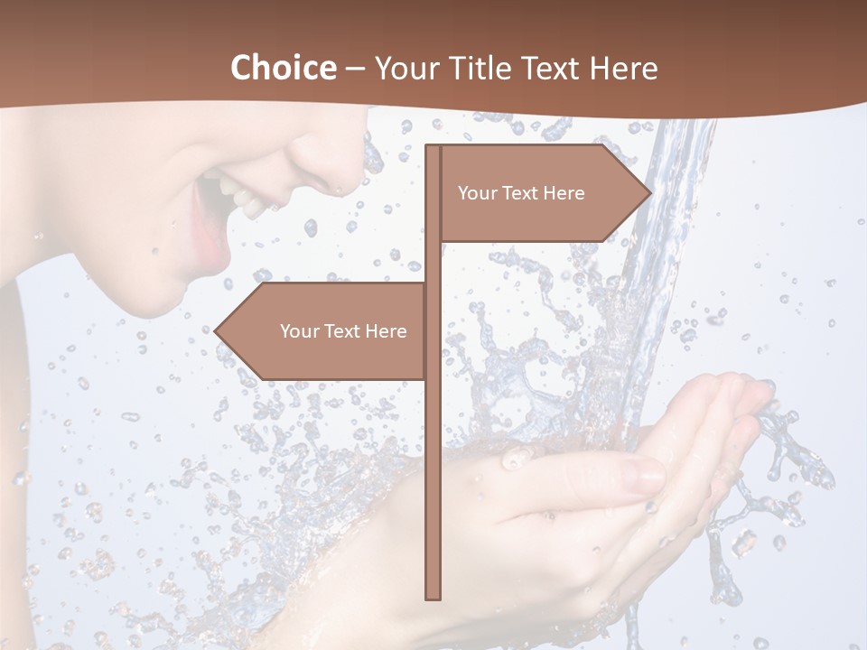 Health Caucasian Background PowerPoint Template