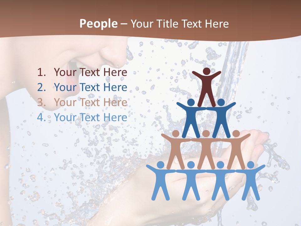 Health Caucasian Background PowerPoint Template