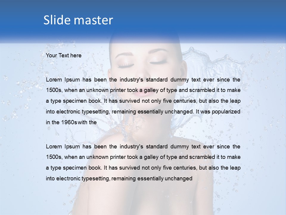 Fresh Body Horizontal PowerPoint Template