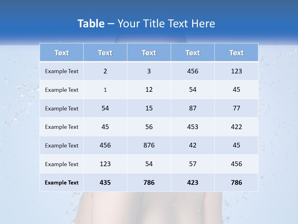 Fresh Body Horizontal PowerPoint Template