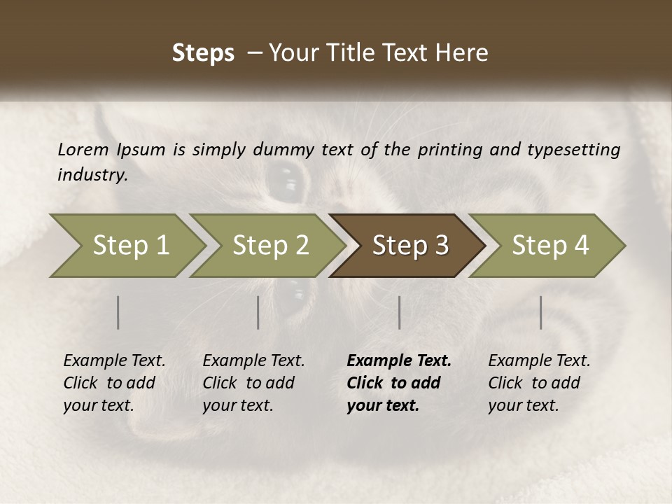 Whiskers Feline Charming PowerPoint Template