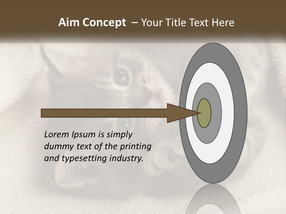 Whiskers Feline Charming PowerPoint Template