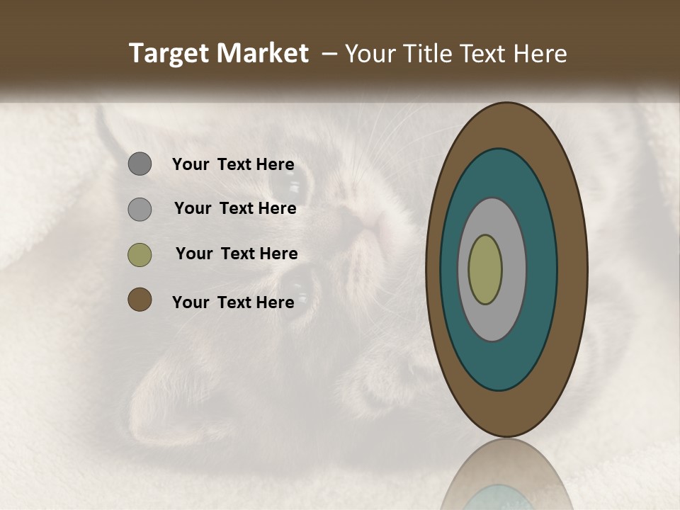 Whiskers Feline Charming PowerPoint Template