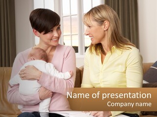 Visit Portrait Child PowerPoint Template