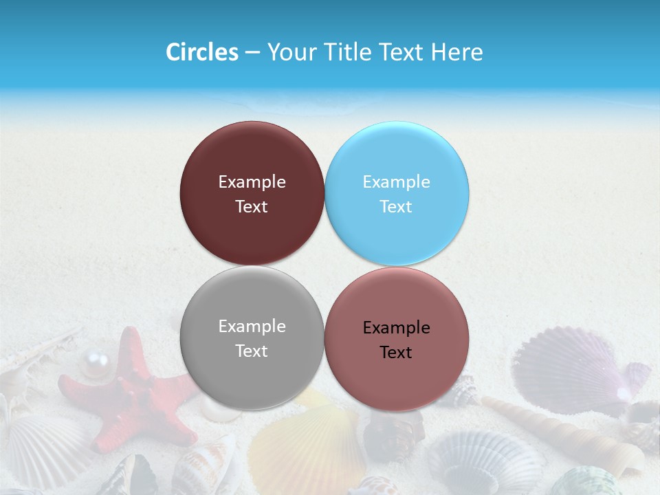 Ocean Paradise Shell PowerPoint Template