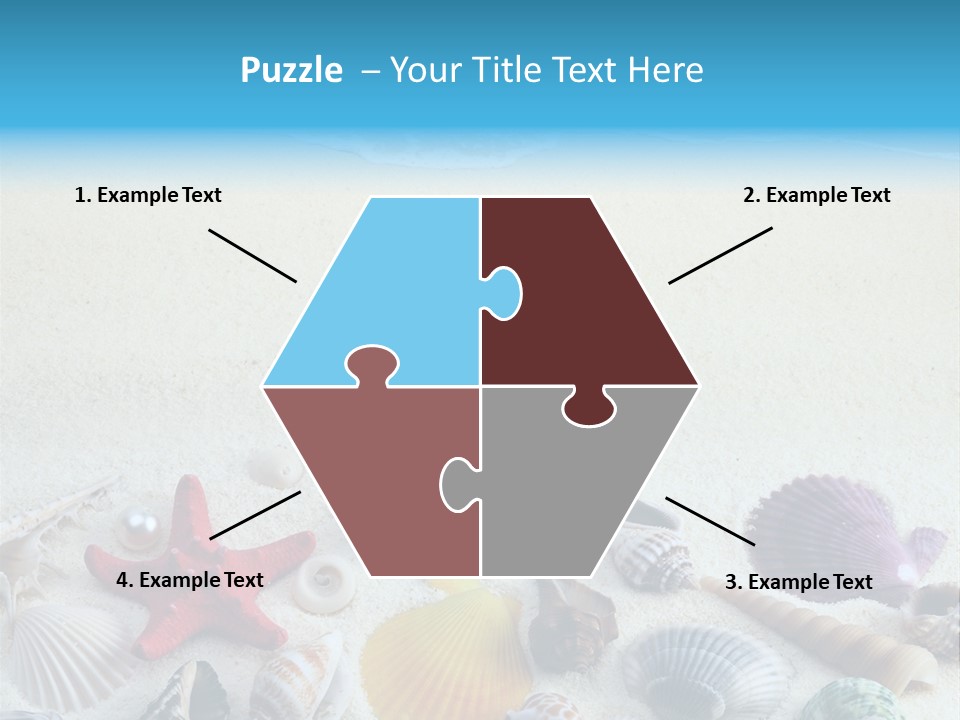 Ocean Paradise Shell PowerPoint Template