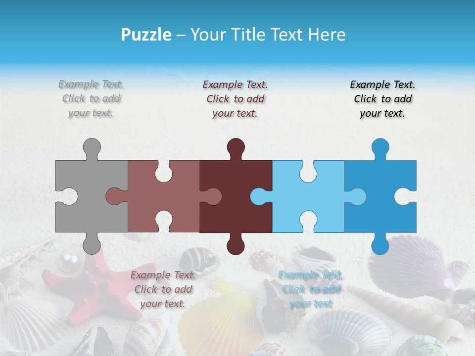 Ocean Paradise Shell PowerPoint Template