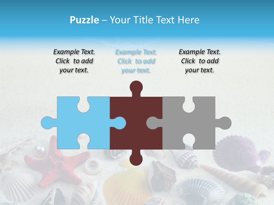 Ocean Paradise Shell PowerPoint Template