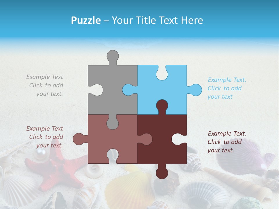 Ocean Paradise Shell PowerPoint Template