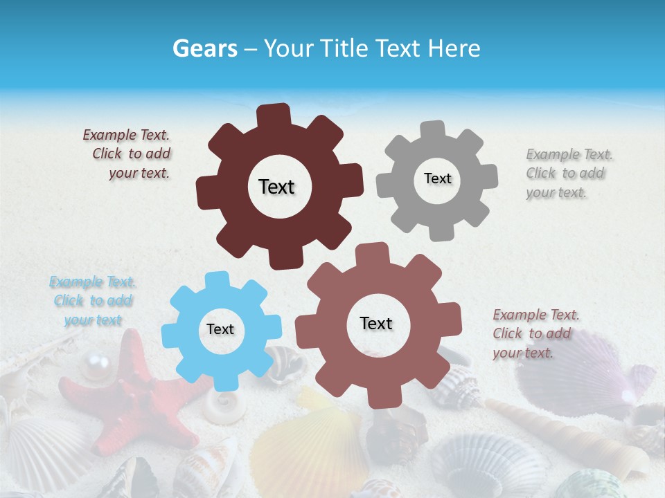 Ocean Paradise Shell PowerPoint Template