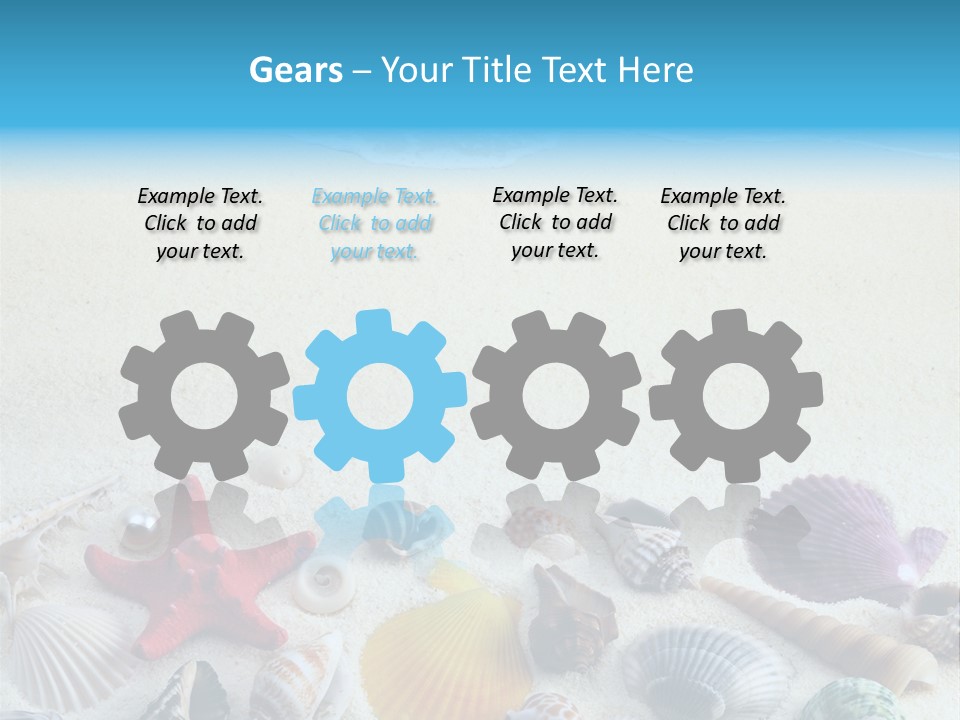 Ocean Paradise Shell PowerPoint Template