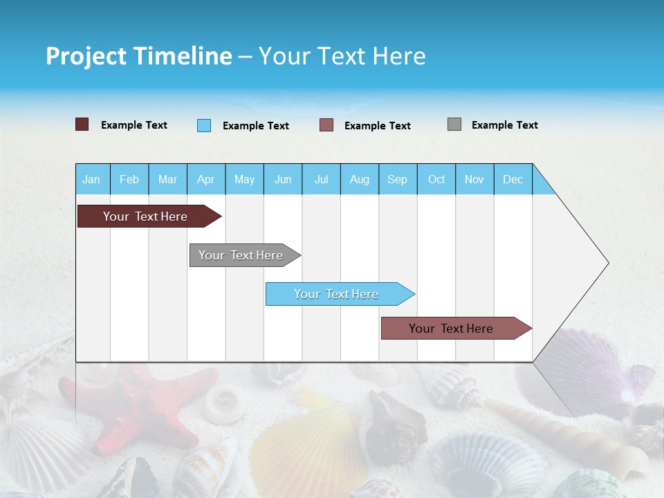 Ocean Paradise Shell PowerPoint Template