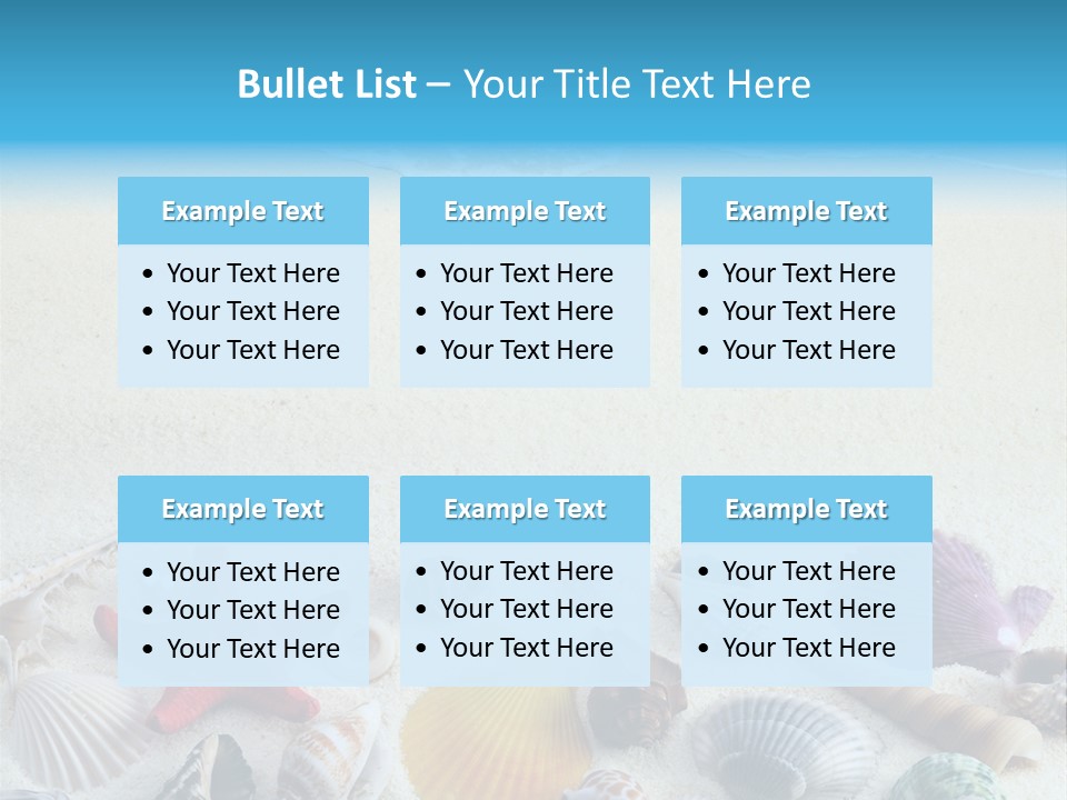 Ocean Paradise Shell PowerPoint Template