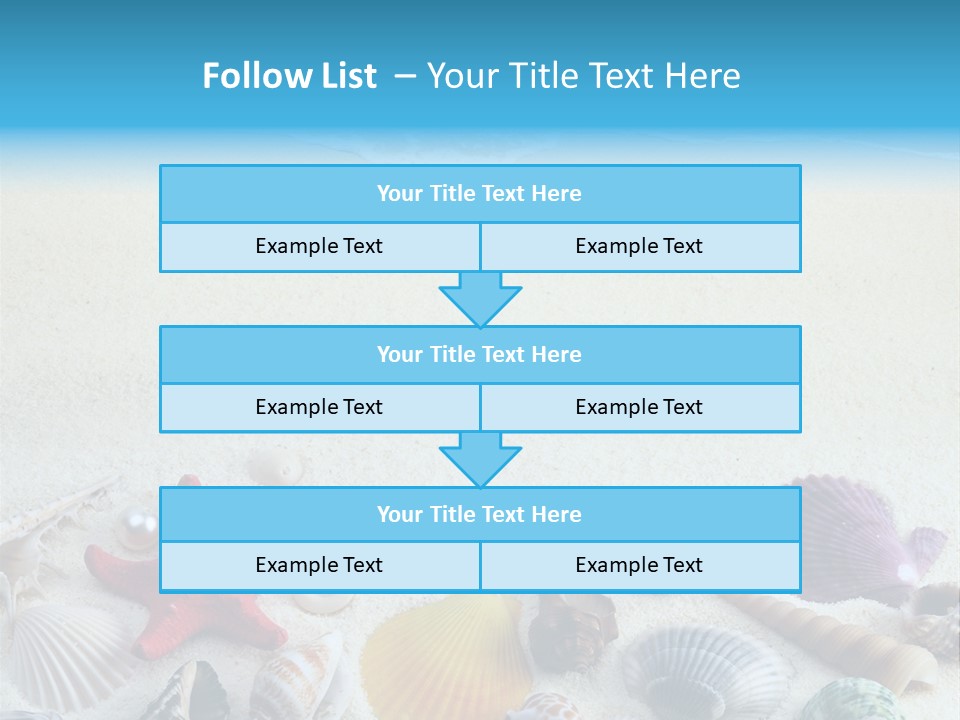 Ocean Paradise Shell PowerPoint Template