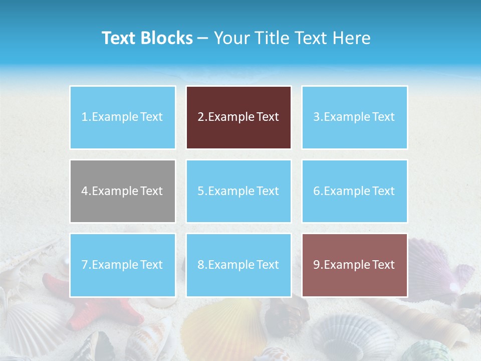 Ocean Paradise Shell PowerPoint Template