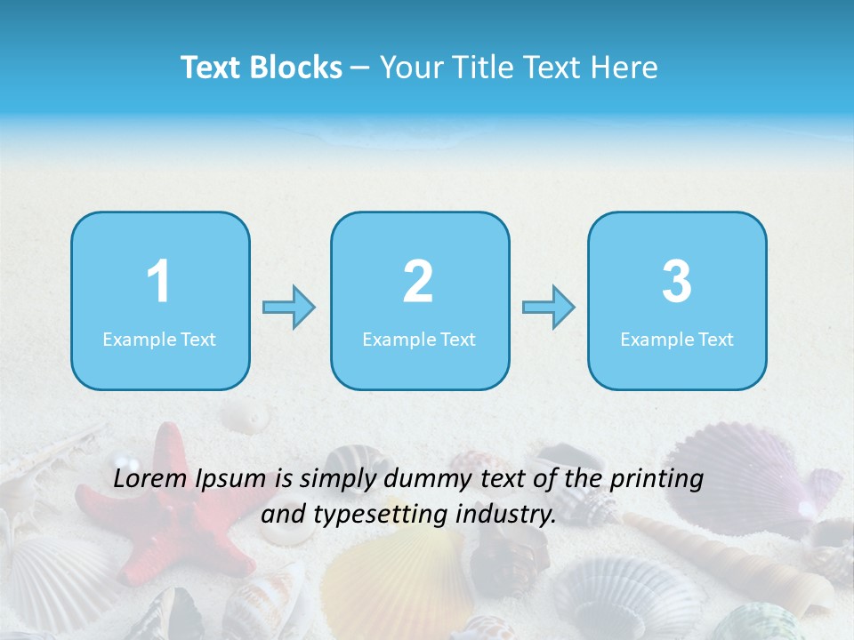 Ocean Paradise Shell PowerPoint Template