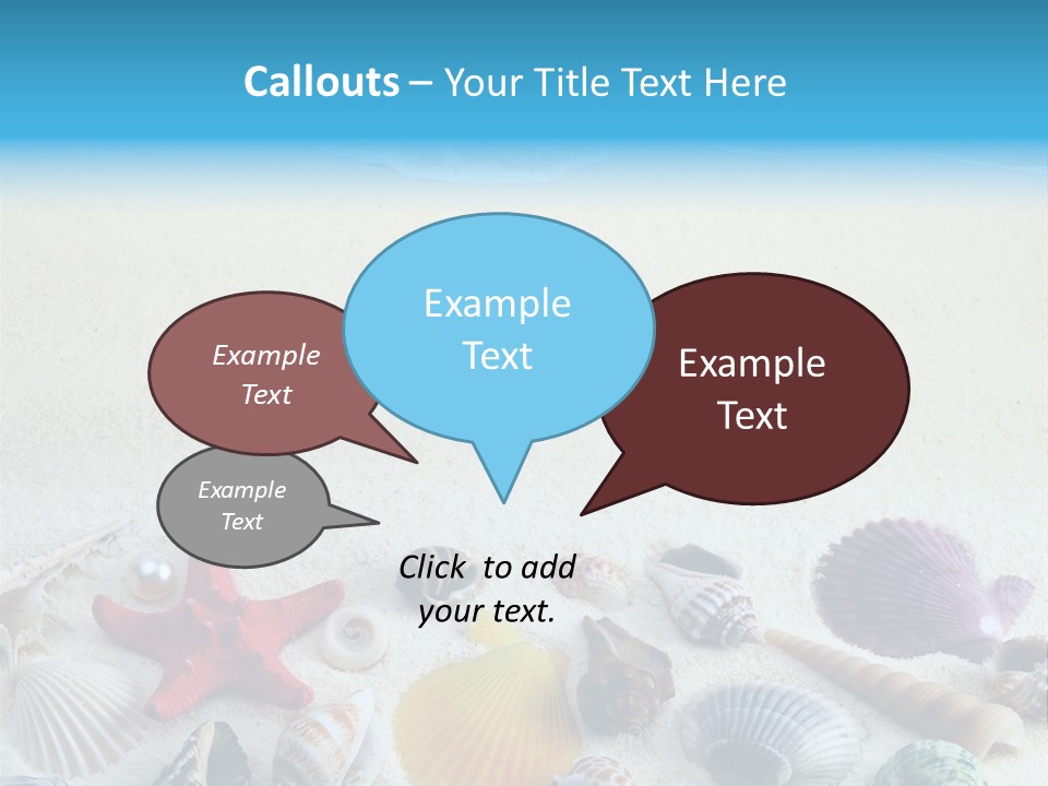 Ocean Paradise Shell PowerPoint Template