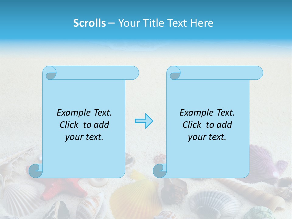 Ocean Paradise Shell PowerPoint Template