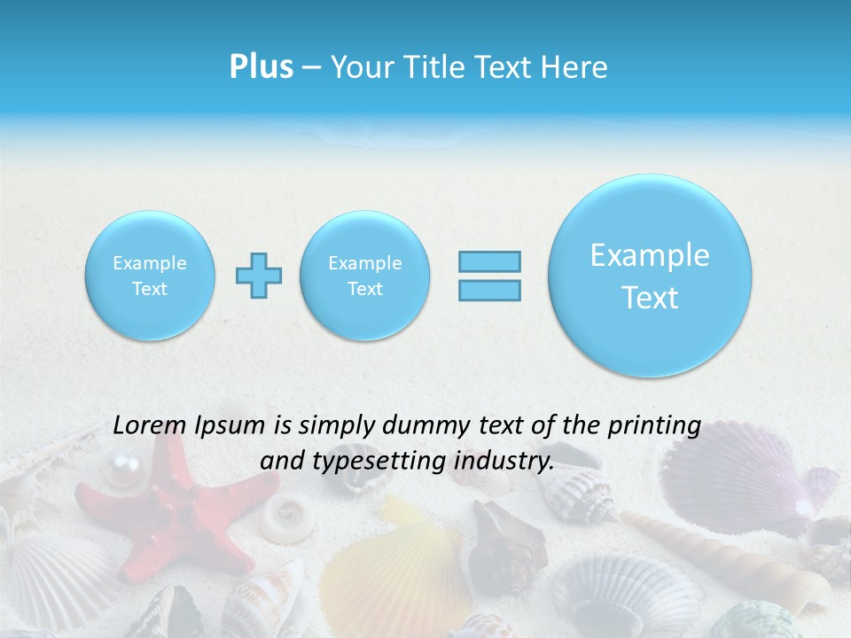 Ocean Paradise Shell PowerPoint Template