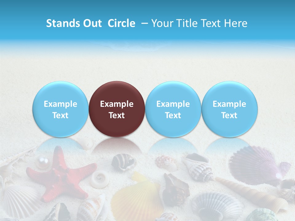 Ocean Paradise Shell PowerPoint Template