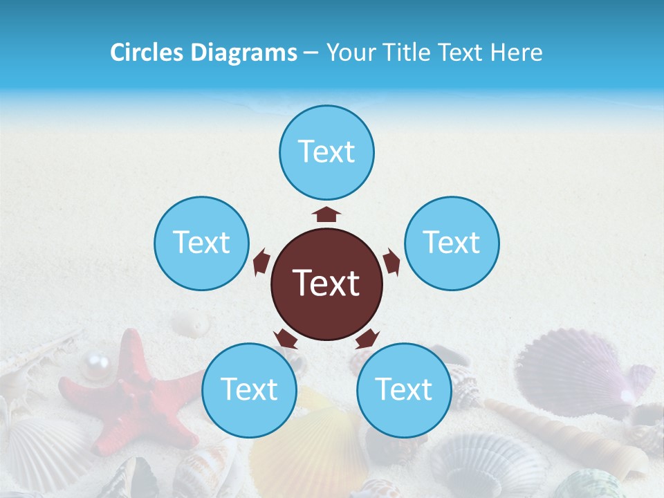 Ocean Paradise Shell PowerPoint Template