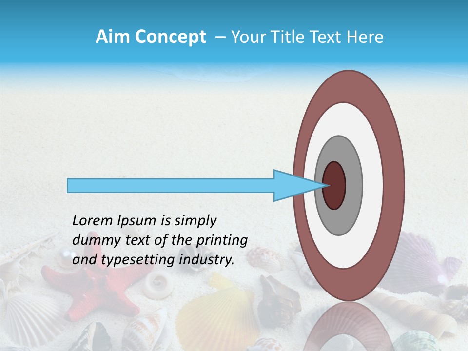 Ocean Paradise Shell PowerPoint Template