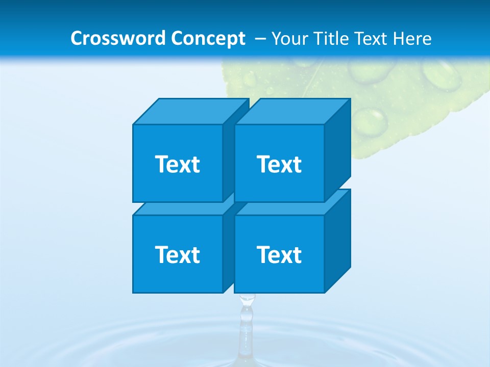 Drink Motion Closeup PowerPoint Template