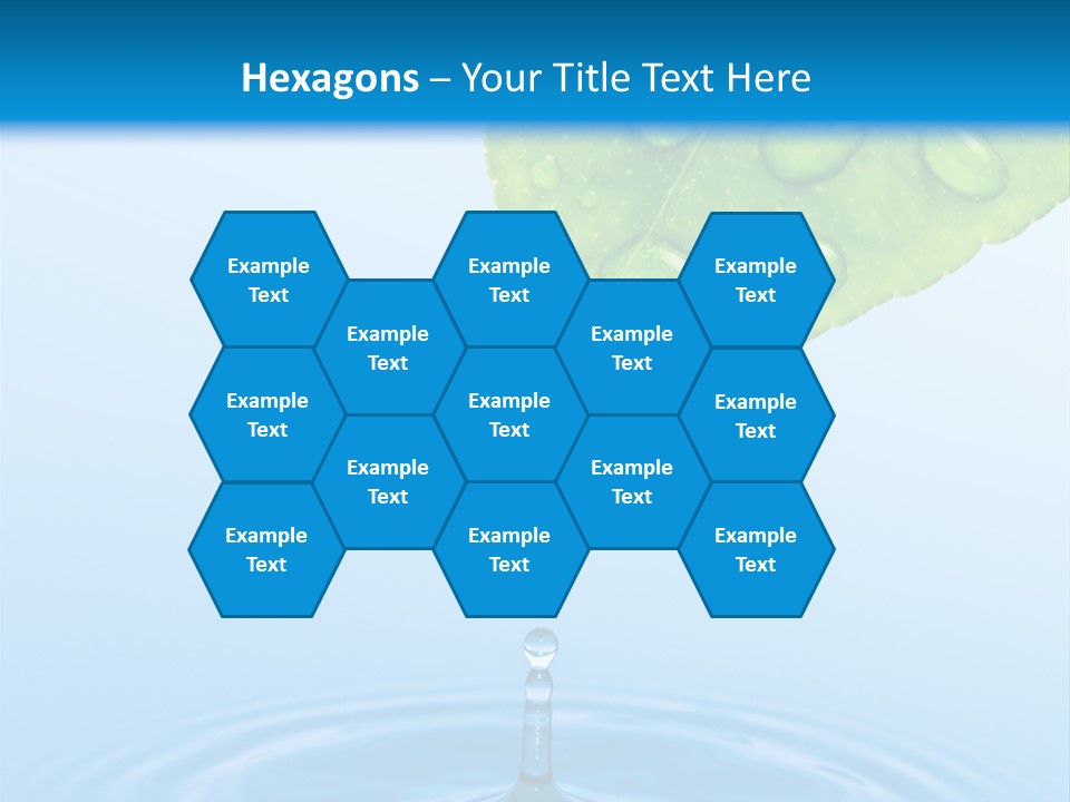 Drink Motion Closeup PowerPoint Template