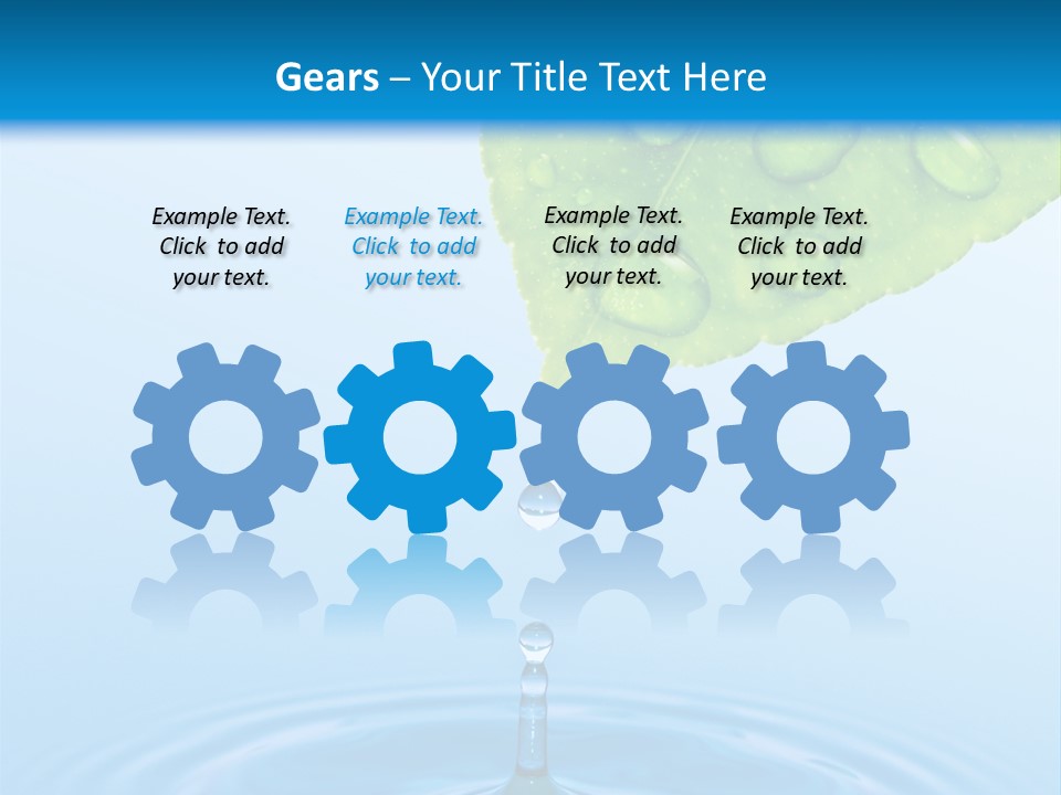 Drink Motion Closeup PowerPoint Template