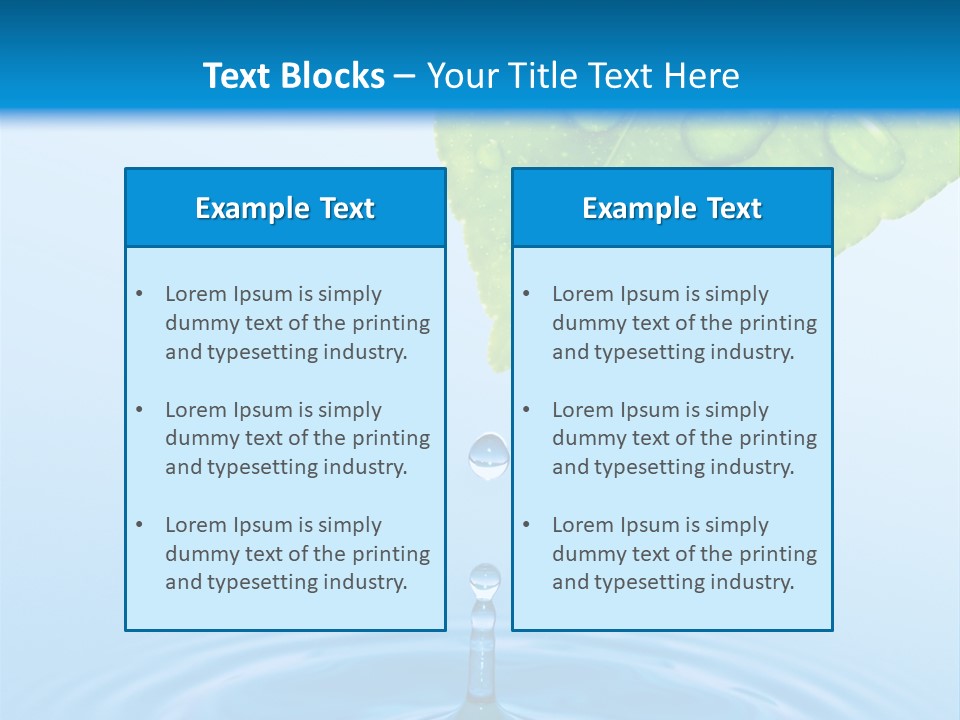 Drink Motion Closeup PowerPoint Template